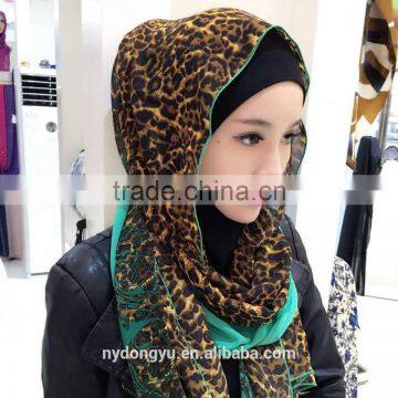 coffee leopard muslim hemp blue simple hood scarf hijabs/wuxe solid color pretty muslim hijab/lual fashion muslim hijab