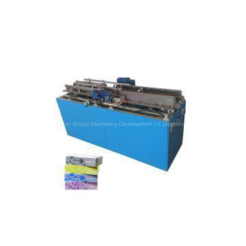 Semi auto facial tissue box packing machine