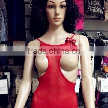 New Fashion Sexy Red Strap Gauze Net Women Vest Underwear Sexy Seamless Underwear