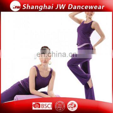 ladies OEM yoga wear suti/ladies fitness wear/long loose yoga suits