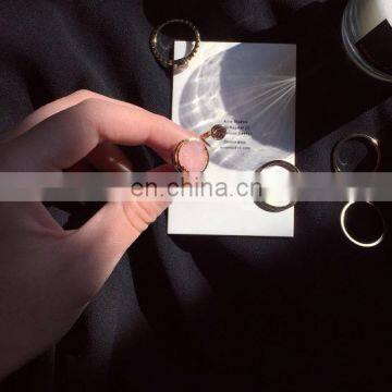 5PCS/Set Fashion Jewelry Special Pink Stone Rings For Women Knuckle Joint Ring Set photo-4