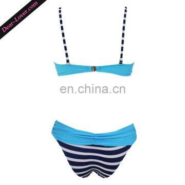 Sexy Cross Back Two Piece Push Up Brazilian Bikini photo-3