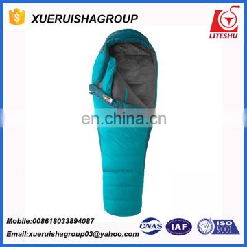 Adult compact camping hollow fiber sleeping bag