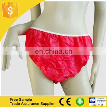 Disposable Waterproof PE Panties ladies underwear