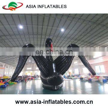 Advertising 8m High Inflatale Black Swan Model, Inflatable Swan Replica For Event photo-3