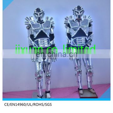 high quality LED funk dancing costume LED robot costume