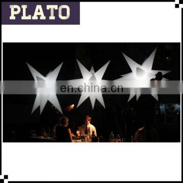 Hottest inflatable led decoration hanging stars, event inflatable LED star for Christmas decoration