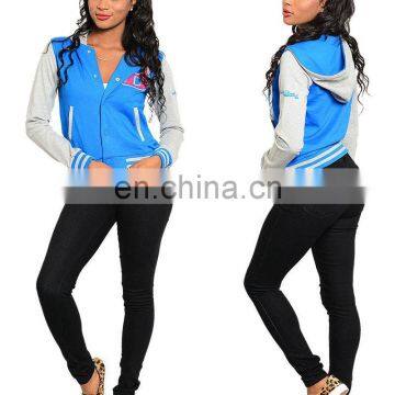 Wholesale Blank Custom Varsity Jackets for menWomen 2016 IrregularityPremium Melton Wool