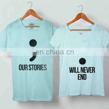 Custom Printed Couple Tshirt Wholesale photo-3