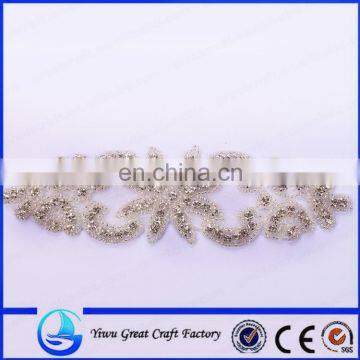 New products sell like hot cakes glass seed beads and rhinestone bridal fabric decoration claw drilling lace clothing and access