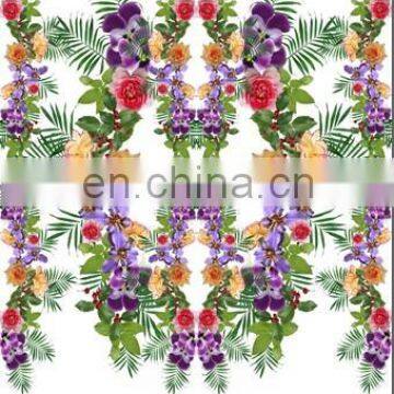 New Style Digital Printed Cotton Spandex Fabric Customer's Design Fress Sample For Garment photo-2