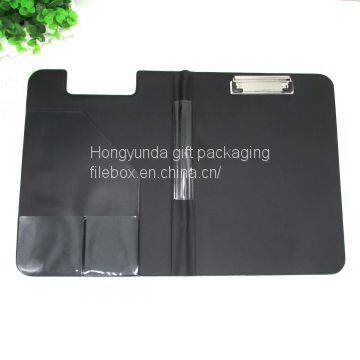 A4 double size clip board folding clipboard plastic file clipboard with padding