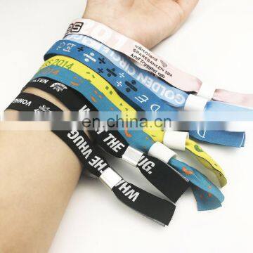 Custom Fabric Wristband for Event/festival Woven Wristband/woven Bracelet photo-5