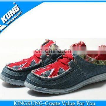 New design mens canvas casual shoes