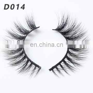 D014 worldbeautylashes new development minkfur false eyelash new plastic packing box