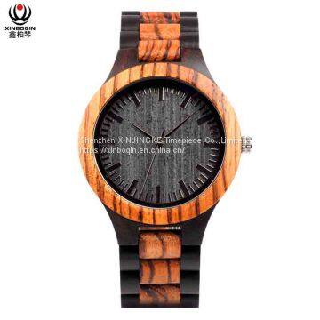 XINBOQIN Supplier New Style High END Luxury Custom LOGO Trend Design Quartz Women Wood Watch