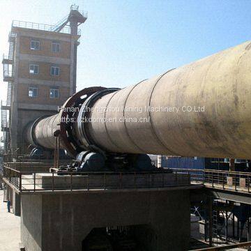 Quicklime rotary kiln plant / active lime production factory for sale by zk corp
