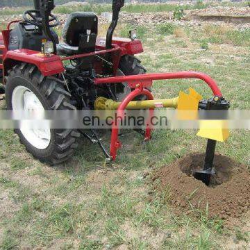 404 tractor with hole digger