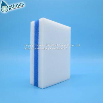 3 Layers Melamine Magic Sponge With pu Sponge photo-3