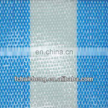 low price high tensile stripe color pe tarpaulin