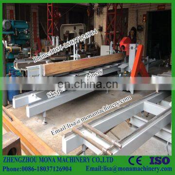 Hot selling low prices log timber easy operation no pollution wood processing sliding table saw machine