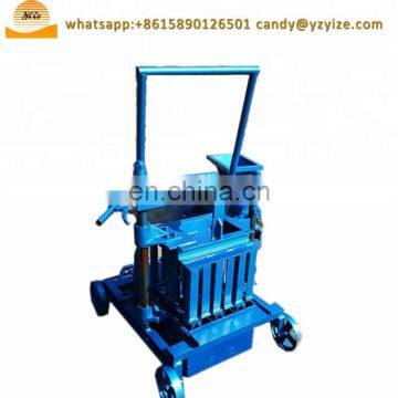 Manual Mini Concrete Hollow Block Moulding Machine Price in India photo-5