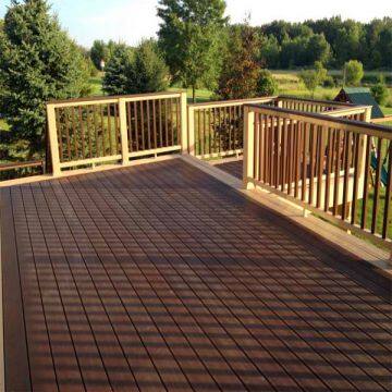 Anti-crack Outdoor WPC Hollow Decking with High Quality