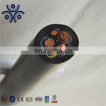 3 Core and 5 Core Rubber Jacketed YC YCW Flexible rubber Cable