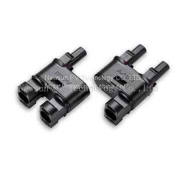 Solar MC4 2in1 Branch Connector 1500VDC With TUV Approval