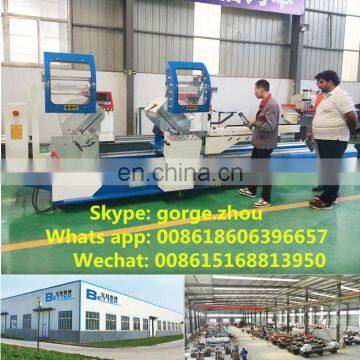 Aluminum window machine / Automatic double mitre cutting saw machine