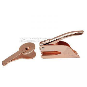 Personal Custom Logo Seal Metal Office Notary Embossing Stamp