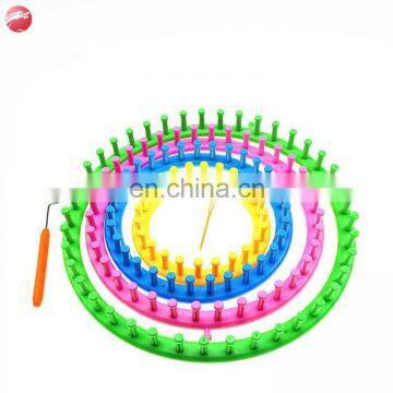 Craft Kit Tool Round Shape Plastic Knitting Loom Set With Hook Needle photo-3