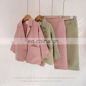 6038 Fashion and Comfortable Girls' Clothing Sets Kids Spring Girl Casual Suit
