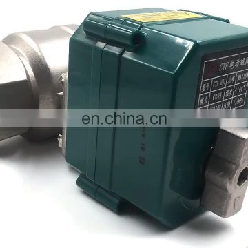 electric pvc ball valve / pvc motorized ball valve /pvc ball valve electric actuator