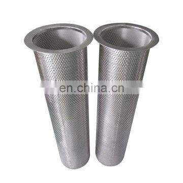 SS304 SS316L Perforated Plate Stainless Steel Filter Basket for Pipeline Duplex Strainer photo-5