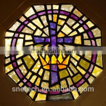 Stained Glass Religious Sysblom Church Window// MADE IN CHINA photo-3