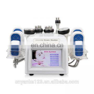 Wavelength 635-650nm 6 in 1 RF Vacuum Lipo Laser Ultrasonic Cavitation Body Slimming Machine