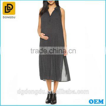 Summer maxi long dress for pregnant women