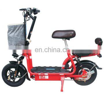 48V 250w 2 Wheels Mini  Removable Lithium Battery Electric Scooter/Electric Bicycle with 2 Soft Seat for Adult/Parents