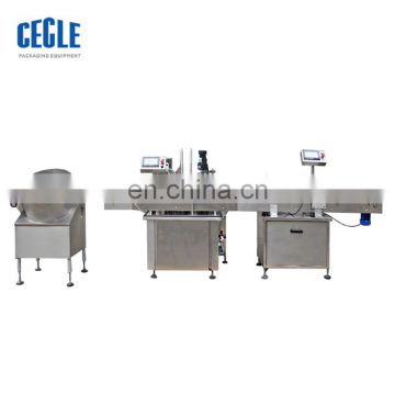 4 head full automatic liquid filling machine line for Gorilla bottle Dropper bottle Alcohol bottle