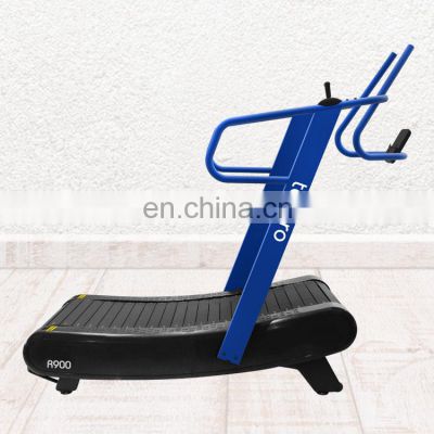 unpowered woodway curved treadmill Body Fitness  equipment manual  commercial running machine air runner treadmill