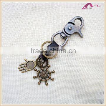 Promotional Zinc Alloy Skull Head Keychain Manufacturers In China photo-2
