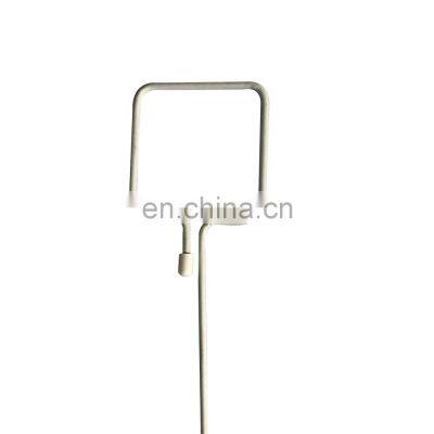 Elderly Aid Extra Long Handle Iron Metal Rubber Coated Toe Washer With 3 Pcs Cotton Covers photo-3