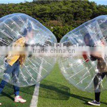 new design PVC inflatable bumper soccer bubble for ball game