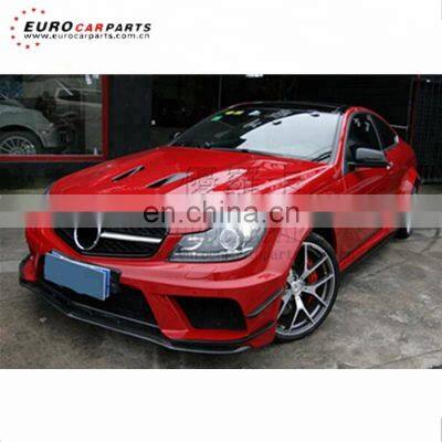 W204 Body Kits Tunning for MB C-class W204 C63 Wide BLACK SERIES Sedan/couple Style 2011-2014 YEAR photo-2