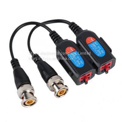 Newest Combinable HD Video balun 4-IN-1 CVI TVI AHD 720P/960P/1080P/3MP/4MP/5MP/8MP Passive utp video balun