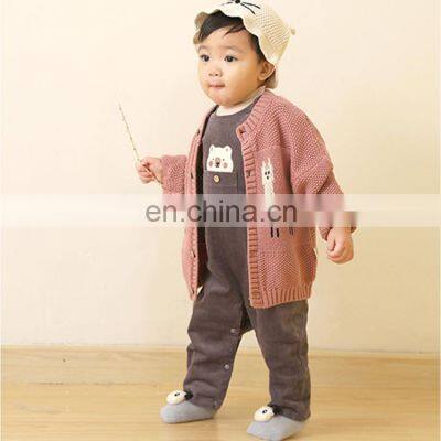 Plain Baby Basic Cashmere Clothing Sweater Cardigan photo-4
