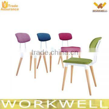 WorkWell High Quality Cheap Wooden Legs Dining Chair for Wholesale KW-P32