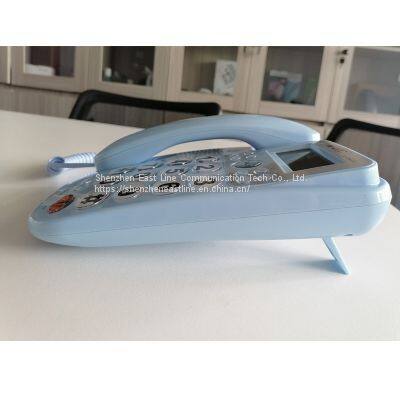 Caller ID Corded Telephone With Shinny Surface & Bottom Supporter photo-4