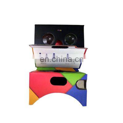 Folding Paper vr Box 3d Glasses Virtual Reality Carton Box for Gaming Movie Video photo-3